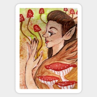 Fairy of the Mushrooms Sticker